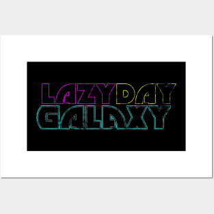 Lazyday Galaxy Logo Posters and Art